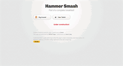 Desktop Screenshot of hammersmash.com