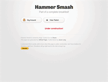 Tablet Screenshot of hammersmash.com